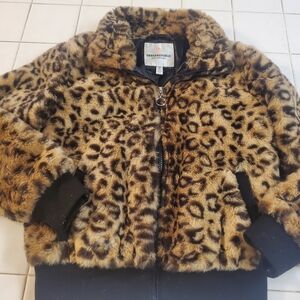 Urban Republic Leopard Print Kids Puffer Jacket